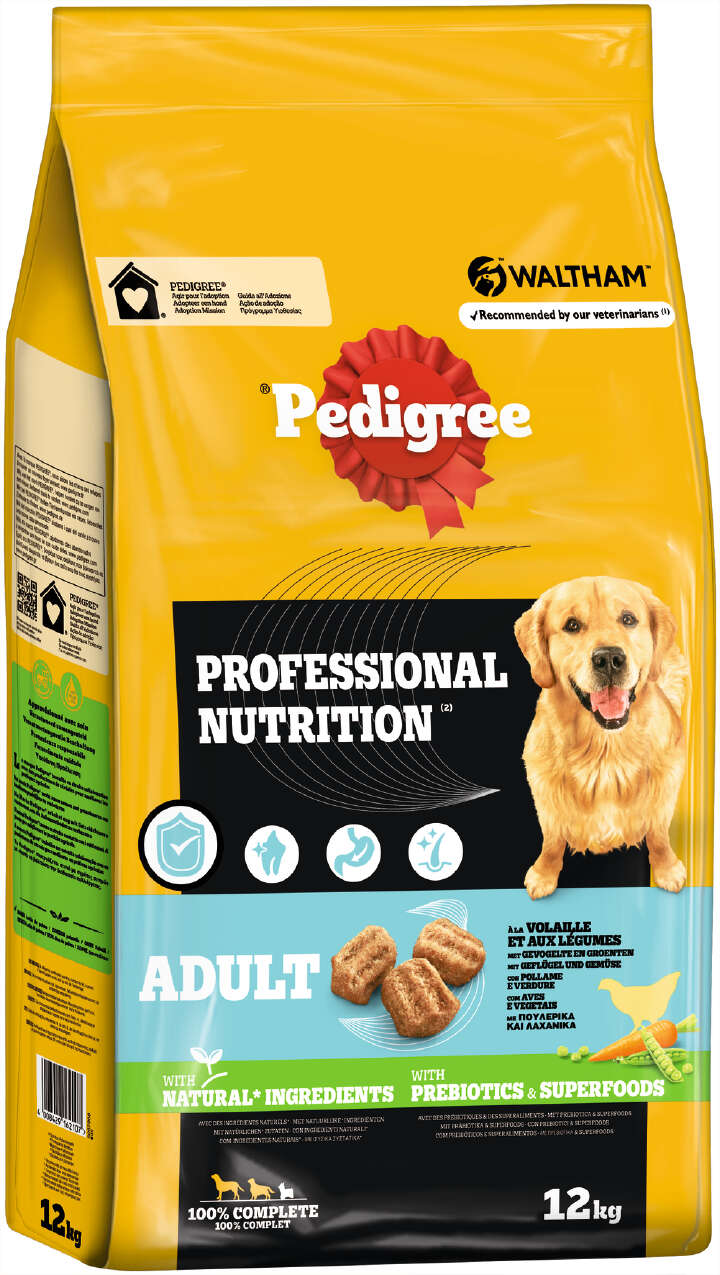 Pedigree Hunde-Trockenfutter Adult Geflügel & Gemüse